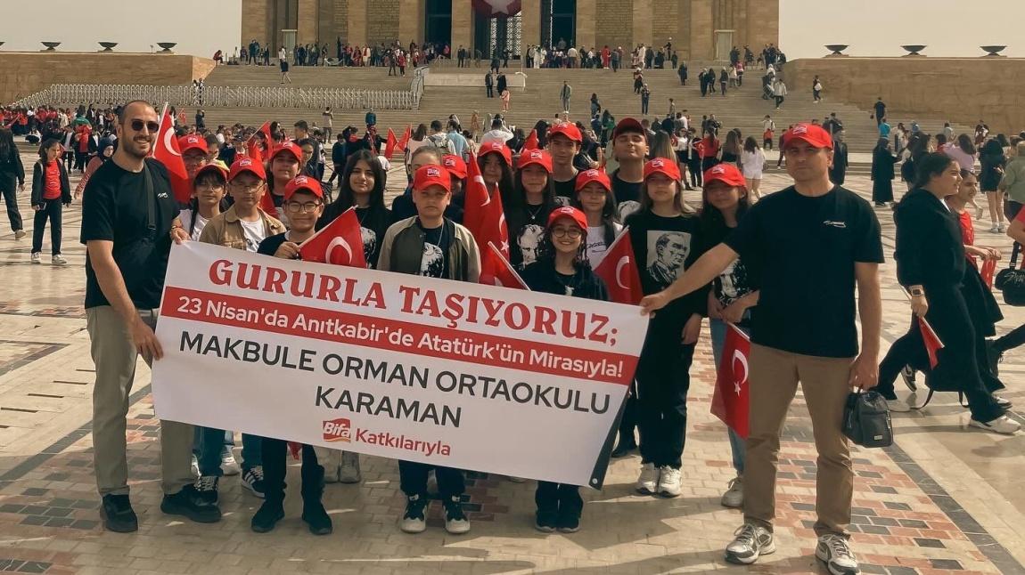 Makbule Orman Ortaokulu Öğrencileri Ankara'da Tarihi Gün Geçirdi
